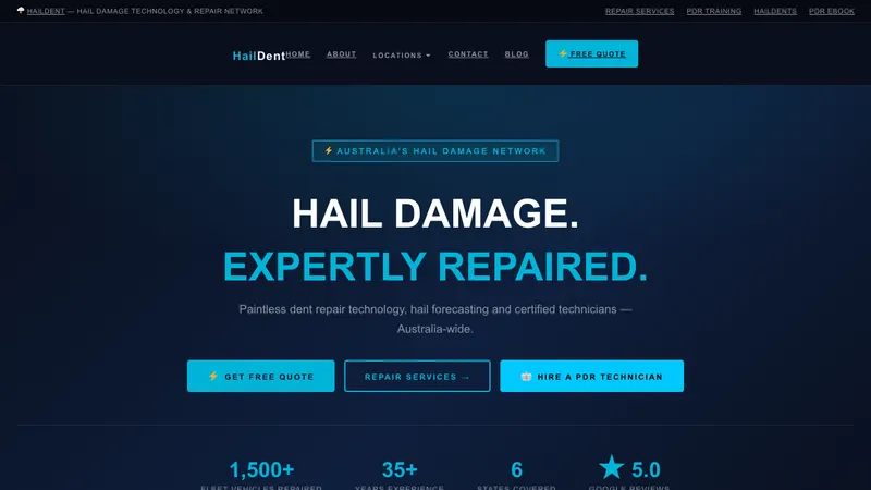 Home page of Hail Dent