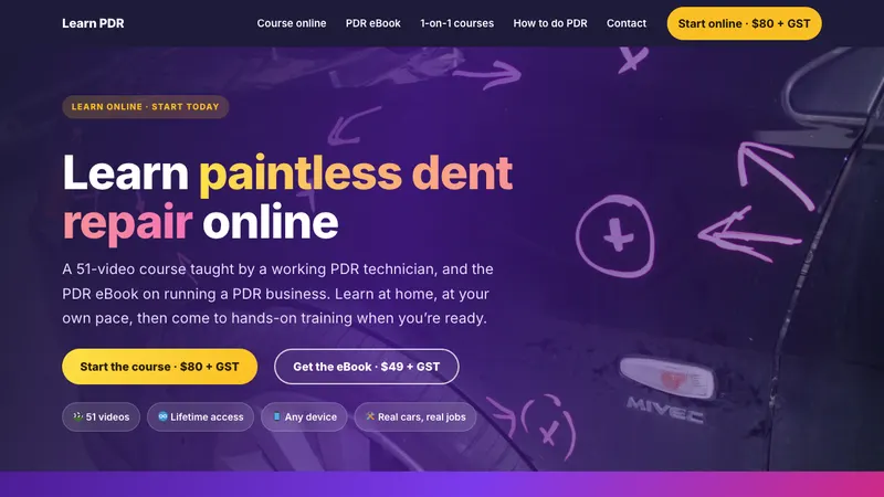 Home page of Learn PDR