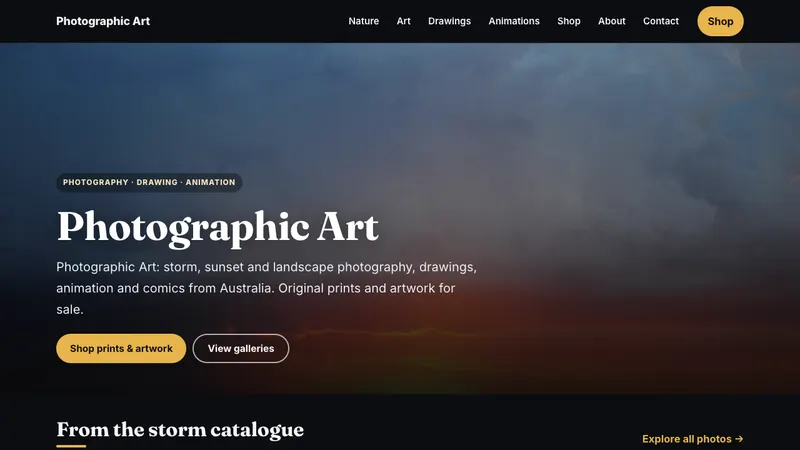 Home page of Photographic Art