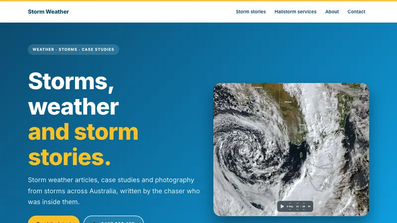 Home page of Storm Weather
